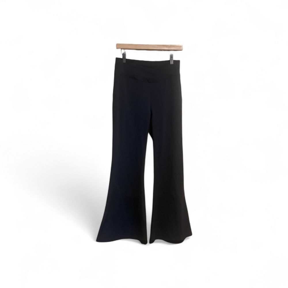 Halara Black Flared High Waist Pants Sz.L